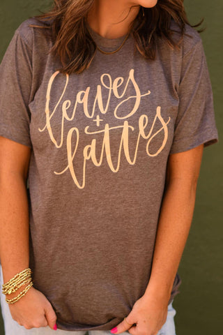 Leaves + Lattes Tee