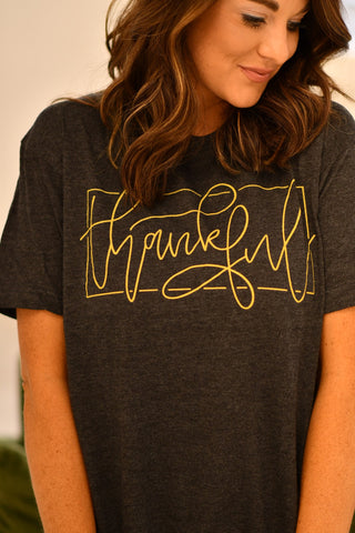 Thankful Shimmer Tee