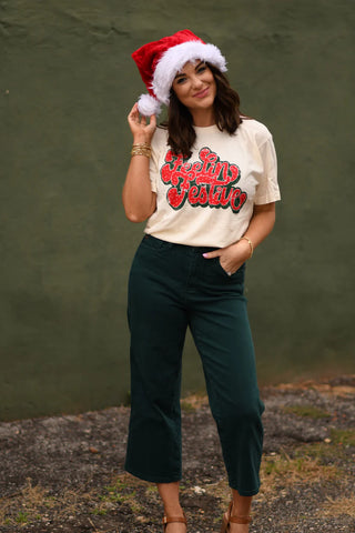 Feelin Festive Ivory Tee