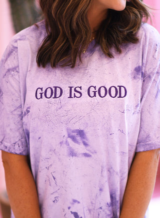 God is Good Purple Tee